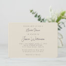 Search for black and ivory bridal shower invitations Modern