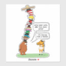 Recherche de dessin idiot autocollants Humour