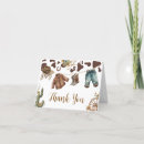 Search for cowboy thank you cards Western