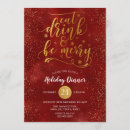 Search for fancy christmas invitations Red and gold