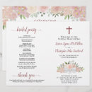 Search for catholic folded wedding programs Sacrament of holy matrimony