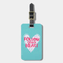 Search for heart luggage tags Motivational
