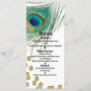 Search for peacock menus Party