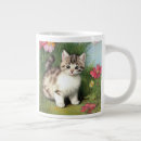 Search for vintage cat mugs Kitten