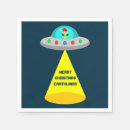 Recherche de soucoupe volante serviettes Alien