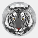 Recherche de tigre blanc autocollants Animaux sauvages