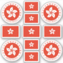 Recherche de kong autocollants Drapeau de hong kong