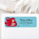 Search for little mermaid return address labels Pool party