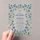 Recherche de fleurs vintages mariage invitations Unique