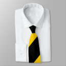 Search for black and yellow striped ties For him