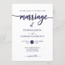 Search for navy blue and white wedding invitations Chic