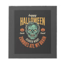 Recherche de cerveau blocsnotes Fêtehalloween