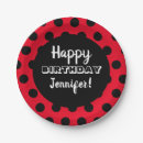 Search for black and red paper plates Party