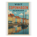 Recherche de copenhague danemark posters De voyage vintage