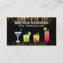 Search for mixed drinks business cards Cocktail