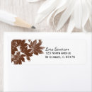 Search for fall leaves design return address labels Nature