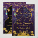 Search for arabian nights bridal shower invitations Bride