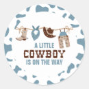 Search for blue cowboy boots stickers Baby shower