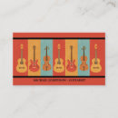 Recherche de guitare classique cartes visite Électrique