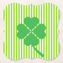 Recherche de shamrock dessous de verres Chance