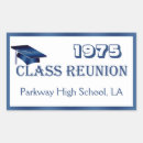 Search for high school class reunion stickers Blue
