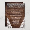 Search for lace wedding invitations White