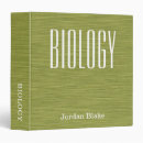 Search for school subjects binders Biology