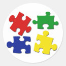 Search for puzzles stickers Green