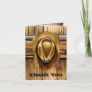 Search for western thank you cards Wood