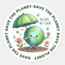 Search for cute earth day stickers Save the planet