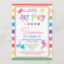 Recherche de arts et partie de métiers invitations Peignez la partie