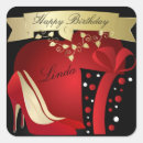 Search for high heel shoe birthday stickers For her
