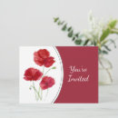Search for poppy flower invitations Poppies