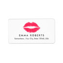 Search for kissing return address labels Makeup