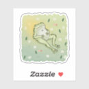 Search for funny flower stickers Green