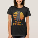 Recherche de caniche noir tshirts Papa