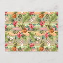 Recherche de tropical motif de cartes postales Pour elle