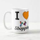 Search for shopping mugs I love shopping