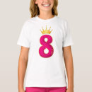 Search for 8th birthday girls tshirts 8 years old