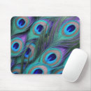 Recherche de plumes paon tapis souris Moderne