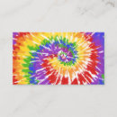 Search for tie dye business cards Rainbow