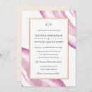 Search for pink watercolor wedding invitations Gold