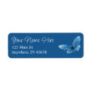 Search for rainbow butterfly return address labels For her