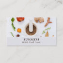 Search for spices business cards Vegan
