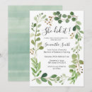 Search for greenery graduation invitations Garden