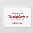 Search for simple rehearsal dinner invitations The night before