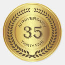 Search for thirty five years stickers 35th