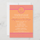 Search for pink and orange baby shower invitations Trendy