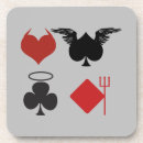Search for playing cards coasters Spade