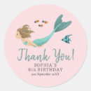 Search for mermaid party stickers Kids birthday